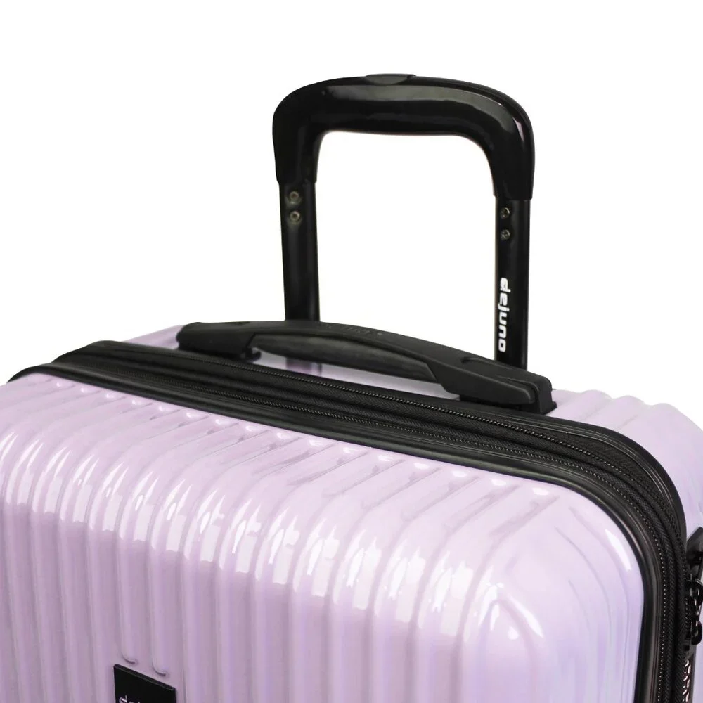 World Traveler Dejuno Tonal 20-Inch Carry-On Polycarbonate Luggage - Lavender - Picture 8 of 8